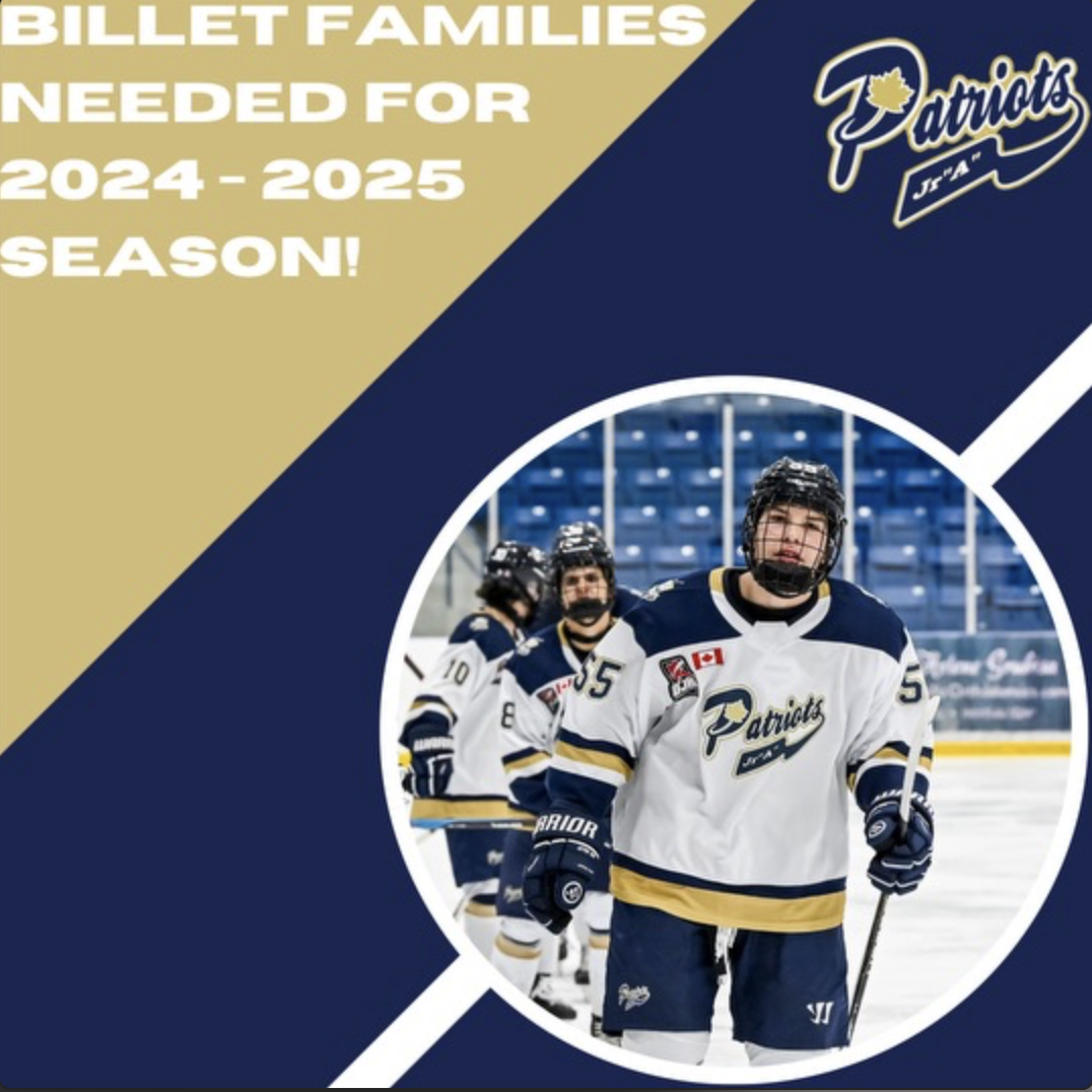 Billet Families Wanted For Toronto Patriots 2024 2025 Season   Screen Shot 2024 01 10 At 2.45.54 PM 